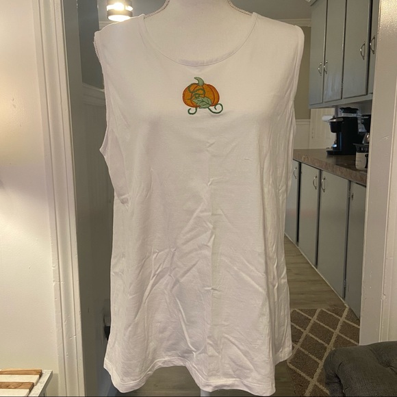 NWOT Pumpkin Fall Tank & Jacket Set - 2 Pc. - Picture 3 of 8